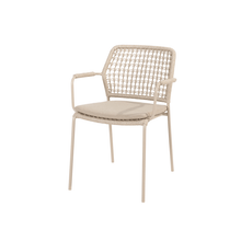 4SO Barista Outdoor 6 Seat Dining Set with Prado 160cm Teak Round Table with Lazy Susan