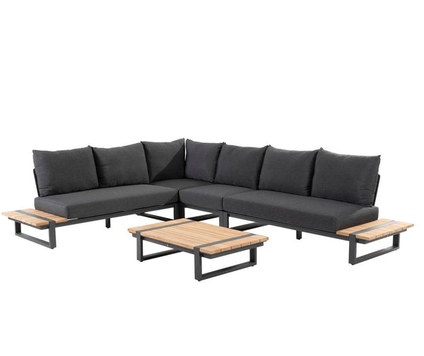 4SO Country Corner Outdoor Lounge Set | Anthracite | Left or Right Hand
